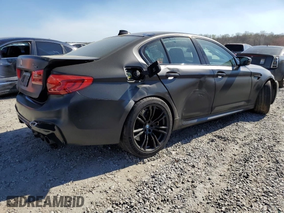 2019 BMW M5 Competition with VIN WBSJF0C52KB446631, listed as a Copart auction lot 43966313 with 44,920 mi miles. Bid and sale history available at carsss.com. Image 3.