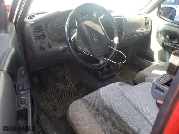 2001 Ford Ranger XL Fleet with VIN 1FTZR15U61PA49338, listed as a Copart auction lot 46680805 with 166,175 mi miles and Salvage Title. Bid and sale history available at carsss.com. Image 8.