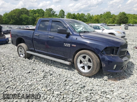 2015 Ram 1500 Express with VIN 1C6RR6FTXFS781969, listed as a Copart auction lot 55063095 with Not provided miles and Salvage title. Bid and sale history available at DreamBid. Image 4.