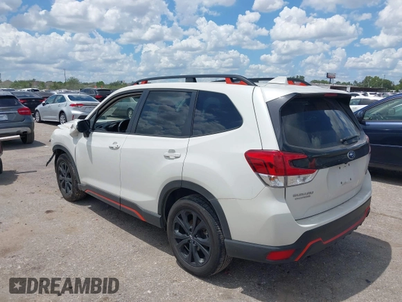 2023 Subaru Forester Sport with VIN JF2SKAJC0PH509925, listed as a IAAI auction lot 40106804 with 29,271 mi miles. Bid and sale history available at carsss.com. Image 3.