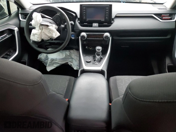 2021 Toyota RAV4 Hybrid XLE with VIN 2T3RWRFV7MW114611, listed as a Copart auction lot 48426295 with 76,436 mi miles and Salvage Title. Bid and sale history available at carsss.com. Image 8.