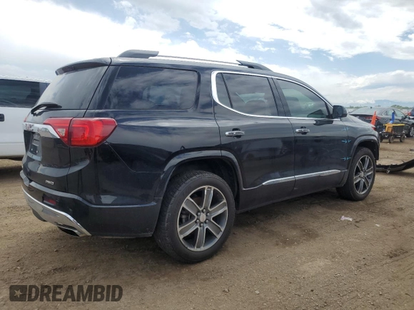 2018 GMC Acadia Denali with VIN 1GKKNXLSXJZ198250, listed as a Copart auction lot 59958345 with 59,811 mi miles and Salvage title. Bid and sale history available at DreamBid. Image 3.