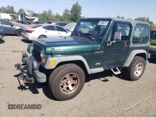 2000 Jeep Wrangler SE z VIN 1J4FA29P3YP751755, wystawiony jako Copart lot #55366675 z przebiegiem 114 493 mil mil oraz Czysty tytuł • Clean title. Historia ofert i sprzedaży dostępna na DreamBid. Obrazek 1.