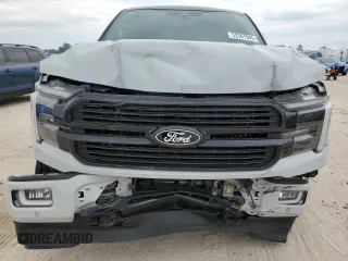 2024 Ford F-150 with VIN 1FTFW7LD9RFB23046, listed as a Copart auction lot 52367945 with 7,166 mi miles and Salvage title. Bid and sale history available at DreamBid. Image 5.