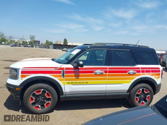 2024 Ford Bronco with VIN 3FMCR9K67RRF43668, listed as a IAAI auction lot 42328450 with 8,061 mi miles and . Bid and sale history available at DreamBid. Image 14.