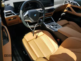 2025 BMW 4 Series 430i with VIN WBA43DA07SCU37586, listed as a Copart auction lot 52437105 with 812 mi miles and Salvage title. Bid and sale history available at DreamBid. Image 8.