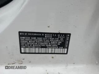 2025 Volkswagen Jetta GLI Autobahn with VIN 3VW1T7BU7SM013247, listed as a Copart auction lot 49637785 with 5,002 mi miles and Salvage Title. Bid and sale history available at DreamBid. Image 12.