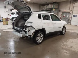 2022 Jeep Compass Latitude with VIN 3C4NJDBB9NT147839, listed as a IAAI auction lot 41620597 with 26,350 mi miles and . Bid and sale history available at DreamBid. Image 4.