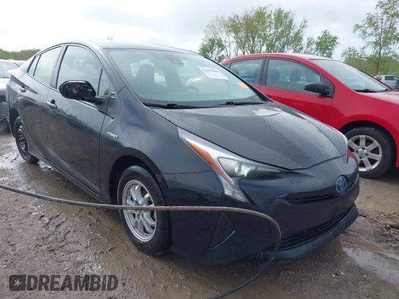 2017 Toyota Prius Two with VIN JTDKBRFU6H3547186, listed as a IAAI auction lot 42187586 with 214,219 mi miles and . Bid and sale history available at carsss.com. Image 1.