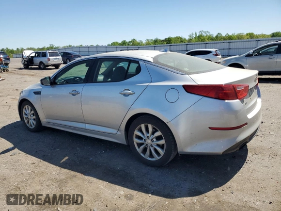 2015 Kia Optima LX with VIN 5XXGM4A77FG505885, listed as a Copart auction lot 54931445 with 226,457 mi miles and Clean Title. Bid and sale history available at carsss.com. Image 2.
