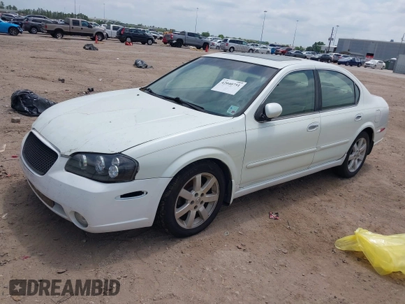2002 Nissan Maxima GLE z VIN JN1DA31AX2T313083, wystawiony jako IAAI lot #42040751 z przebiegiem 182 814 mil mil oraz . Historia ofert i sprzedaży dostępna na DreamBid. Obrazek 2.