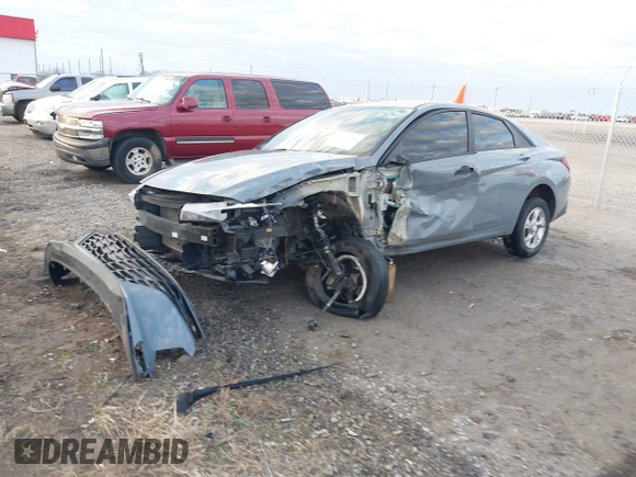 2022 Hyundai Elantra SE with VIN KMHLL4AG9NU289768, listed as a IAAI auction lot 41173804 with 48,582 mi miles and . Bid and sale history available at DreamBid. Image 2.