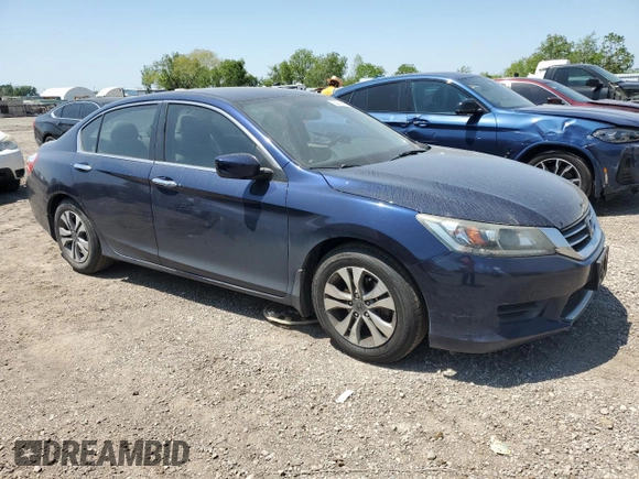 2015 Honda Accord LX with VIN 1HGCR2F39FA028691, listed as a Copart auction lot 52289735 with 141,922 mi miles and Salvage Title. Bid and sale history available at DreamBid. Image 4.