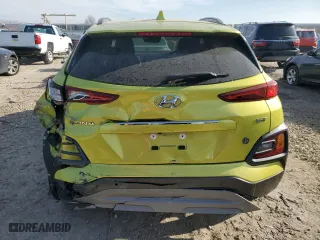 2019 Hyundai Kona Ultimate with VIN KM8K53A54KU215197, listed as a Copart auction lot 84950934 with 68,600 mi miles and Salvage Title. Bid and sale history available at carsss.com. Image 6.