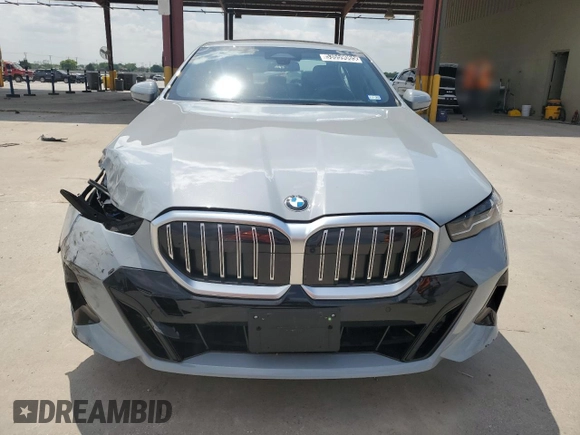 2025 BMW 5 Series 530i with VIN WBA43FJ01SCT75551, listed as a Copart auction lot 53559065 with 7,348 mi miles and Clean Title. Bid and sale history available at carsss.com. Image 5.