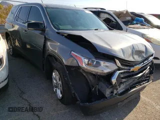 2020 Chevrolet Traverse LS with VIN 1GNERFKW1LJ188274, listed as a Copart auction lot 61883834 with 60,330 mi miles and Salvage Title. Bid and sale history available at carsss.com. Image 4.