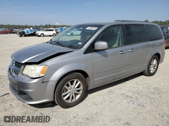 2014 Dodge Grand Caravan SXT with VIN 2C4RDGCG2ER273533, listed as a Copart auction lot 49228495 with 124,070 mi miles and Salvage Title. Bid and sale history available at DreamBid. Image 1.
