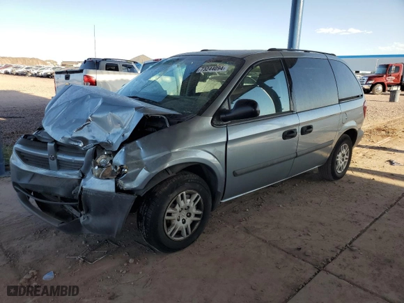 2005 Dodge Caravan SE with VIN 1D4GP25RX5B188456, listed as a Copart auction lot 73244094 with 104,199 mi miles and Salvage Title. Bid and sale history available at carsss.com. Image 1.