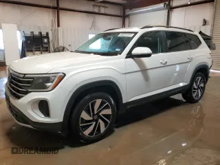 2025 Volkswagen Atlas SE z VIN 1V2HR2CA5SC503516, wystawiony jako Copart lot #51640035 z przebiegiem 10 439 mil mil oraz Czysty tytuł • Clean title. Historia ofert i sprzedaży dostępna na DreamBid. Obrazek 1.