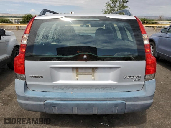 2002 Volvo V70 with VIN YV1SZ58D921079193, listed as a Copart auction lot 66231664 with 180,184 mi miles and Clean title. Bid and sale history available at DreamBid. Image 6.
