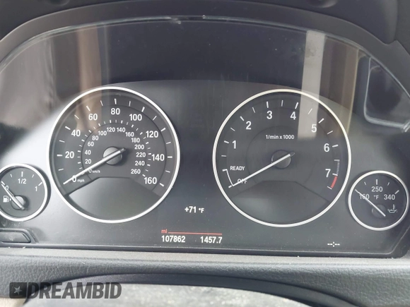2015 BMW 3 Series 328i with VIN WBA3A5G56FNP35079, listed as a IAAI auction lot 42032900 with 107,862 mi miles and . Bid and sale history available at DreamBid. Image 7.