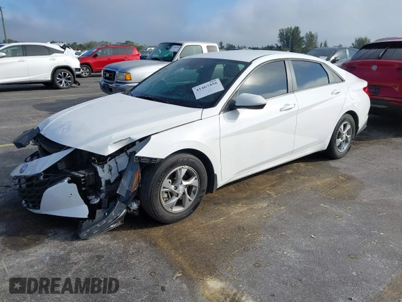 2023 Hyundai Elantra SE with VIN 5NPLL4AG7PH114159, listed as a IAAI auction lot 41467456 with 24,034 mi miles and . Bid and sale history available at DreamBid. Image 18.