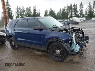 2018 Ford Police Interceptor Utility z VIN 1FM5K8AR8JGA73343, wystawiony jako IAAI lot #41785211 z przebiegiem Nie podano mil oraz . Historia ofert i sprzedaży dostępna na DreamBid. Obrazek 1.