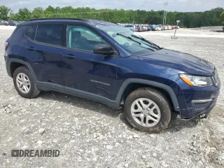 2018 Jeep Compass Sport с VIN 3C4NJCAB9JT233089, выставлен на аукционе Copart как лот 57080305 с пробегом 70 879 миль миль и Списание • Salvage title. История ставок и продаж доступна на DreamBid. Изображение 4.