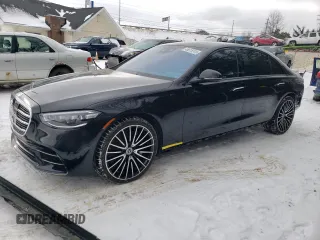 2023 Mercedes-Benz S-Class S 580 with VIN W1K6G7GB0PA183383, listed as a Copart auction lot 45515515 with 22,298 mi miles and Salvage Title. Bid and sale history available at carsss.com. Image 1.