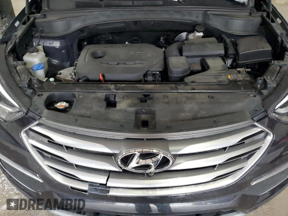 2018 Hyundai Santa Fe 2.4L with VIN 5XYZT3LB3JG571720, listed as a Copart auction lot 43942375 with 108,435 mi miles and Salvage title. Bid and sale history available at DreamBid. Image 12.