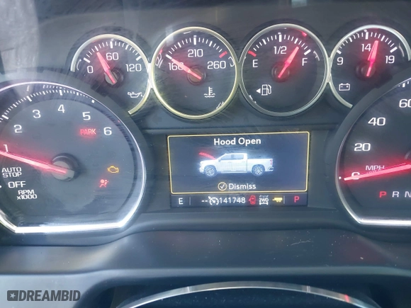 2019 Chevrolet Silverado 1500 LT with VIN 1GCRYDEK3KZ313060, listed as a IAAI auction lot 41633134 with 141,748 mi miles. Bid and sale history available at carsss.com. Image 16.