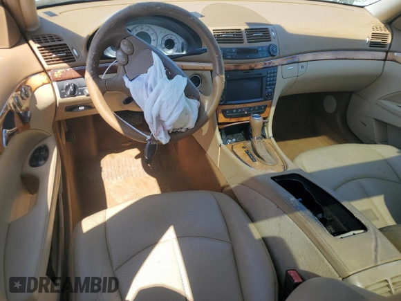 2009 Mercedes-Benz E 350 Luxury with VIN WDBUF56XX9B420690, listed as a Copart auction lot 52776355 with 187,756 mi miles and Salvage Title. Bid and sale history available at DreamBid. Image 8.