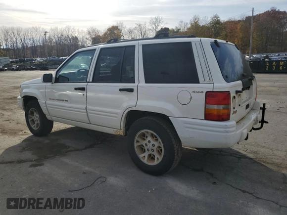 1997 Jeep Grand Cherokee Limited with VIN 1J4GZ78Y0VC727386, listed as a Copart auction lot 78673094 with 199,729 mi miles and Clean Title. Bid and sale history available at carsss.com. Image 2.