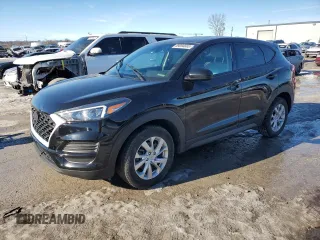 2019 Hyundai Tucson SE with VIN KM8J23A47KU941745, listed as a Copart auction lot 89094665 with 76,757 mi miles and Salvage Title. Bid and sale history available at carsss.com. Image 1.