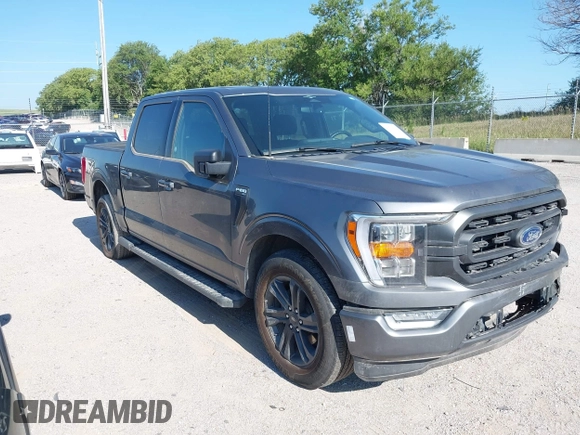 2023 Ford F-150 XL with VIN 1FTEW1C5XPFC27818, listed as a IAAI auction lot 42725090 with 46,685 mi miles and . Bid and sale history available at DreamBid. Image 1.