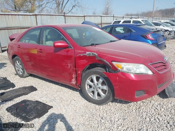 2011 Toyota Camry LE with VIN 4T4BF3EKXBR206023, listed as a IAAI auction lot 41779252 with 129,708 mi miles. Bid and sale history available at carsss.com. Image 1.