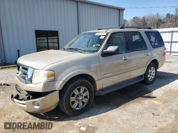 2008 Ford Expedition SSV with VIN 1FMFU15548LA38510, listed as a Copart auction lot 48409195 with 211,925 mi miles and Salvage title. Bid and sale history available at DreamBid. Image 1.