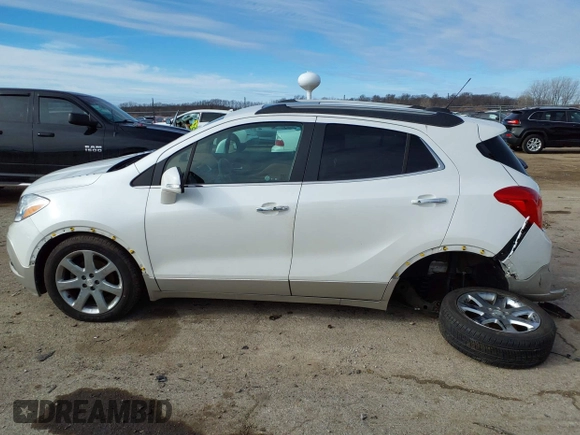 2016 Buick Encore Premium with VIN KL4CJDSB3GB607132, listed as a IAAI auction lot 41526249 with 50,617 mi miles and . Bid and sale history available at carsss.com. Image 14.