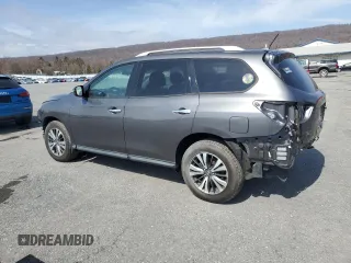 2017 Nissan Pathfinder SV z VIN 5N1DR2MM5HC903170, wystawiony jako Copart lot #49207495 z przebiegiem 90 280 mil mil oraz Szkoda całkowita • Salvage title. Historia ofert i sprzedaży dostępna na DreamBid. Obrazek 2.