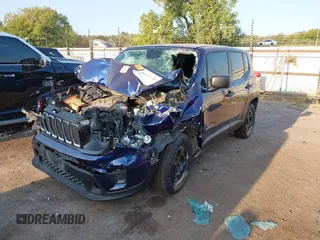 2020 Jeep Renegade Sport with VIN ZACNJAAB5LPM05727, listed as a IAAI auction lot 40515936 with Not Provided miles and . Bid and sale history available at carsss.com. Image 16.