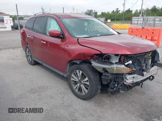 2017 Nissan Pathfinder S with VIN 5N1DR2MNXHC696400, listed as a IAAI auction lot 41968662 with 129,107 mi miles and . Bid and sale history available at DreamBid. Image 1.