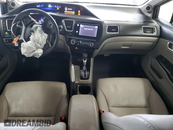 2015 Honda Civic Sedan EX-L with VIN 19XFB2F96FE077350, listed as a Copart auction lot 52552785 with 135,917 mi miles and Salvage Title. Bid and sale history available at carsss.com. Image 8.
