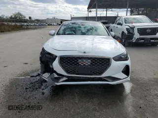 2021 Genesis G70 3.3T with VIN KMTG34LE5MU074535, listed as a Copart auction lot 40277844 with 56,032 mi miles and Non Repairable. Bid and sale history available at carsss.com. Image 5.