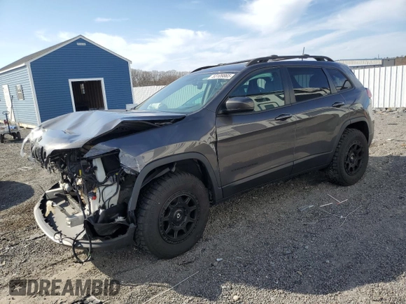 2019 Jeep Cherokee Limited with VIN 1C4PJMDX1KD310146, listed as a Copart auction lot 53109865 with 100,234 mi miles and Salvage Title. Bid and sale history available at carsss.com. Image 1.