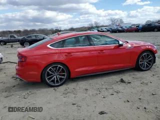 2018 Audi S5 Sportback Prestige z VIN WAUC4CF5XJA052122, wystawiony jako Copart lot #50583025 z przebiegiem 63 286 mil mil oraz Szkoda całkowita • Salvage title. Historia ofert i sprzedaży dostępna na DreamBid. Obrazek 3.