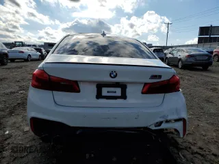 2020 BMW M5 Competition with VIN WBSJF0C08LB449068, listed as a Copart auction lot 86989984 with 0 mi miles and Salvage Title. Bid and sale history available at carsss.com. Image 6.