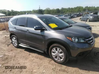 2012 Honda CR-V EX-L with VIN JHLRM4H70CC021165, listed as a IAAI auction lot 42023012 with 147,603 mi miles and . Bid and sale history available at DreamBid. Image 1.