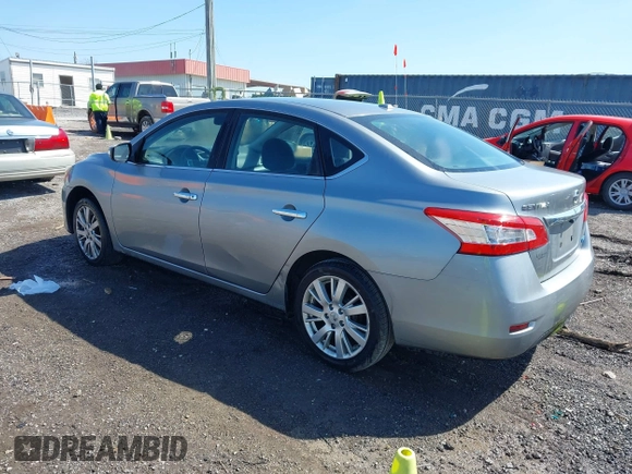 2014 Nissan Sentra S with VIN 3N1AB7AP5EY241488, listed as a IAAI auction lot 41979074 with 110,140 mi miles and . Bid and sale history available at DreamBid. Image 3.
