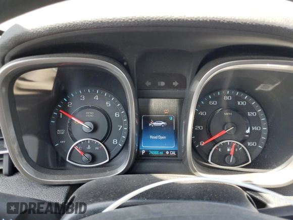 2015 Chevrolet Malibu LS with VIN 1G11B5SLXFF167497, listed as a Copart auction lot 52866155 with 74,968 mi miles and Salvage Title. Bid and sale history available at DreamBid. Image 9.