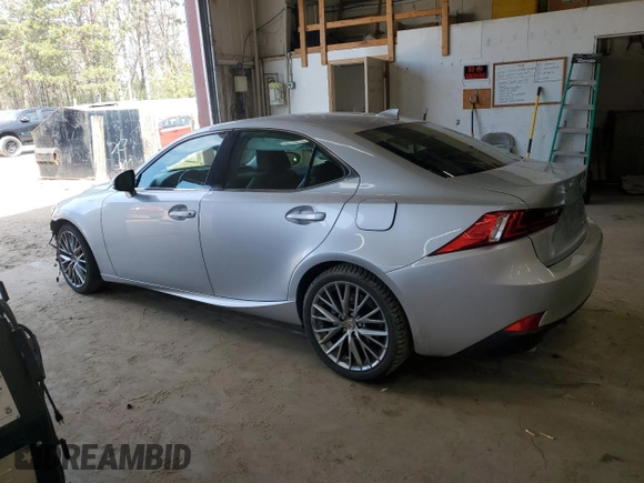 2014 Lexus IS 250 with VIN JTHCF1D23E5004937, listed as a Copart auction lot 55245465 with 120,894 mi miles and Salvage title. Bid and sale history available at DreamBid. Image 2.